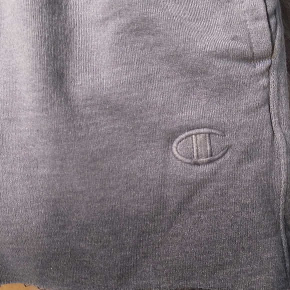 Champion Men's Powerblend Shorts Ombre Blue Fade - Picture 4 of 9